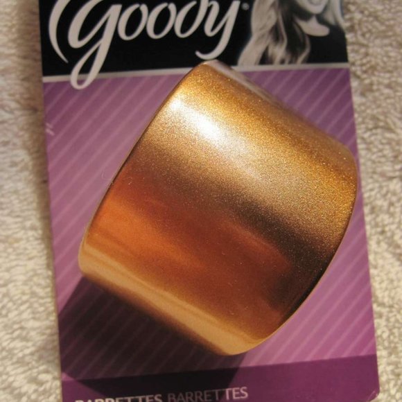 Small Short Deep Arched Goody Plastic Hair Barrette Metal Back Closure Arch - Picture 3 of 6